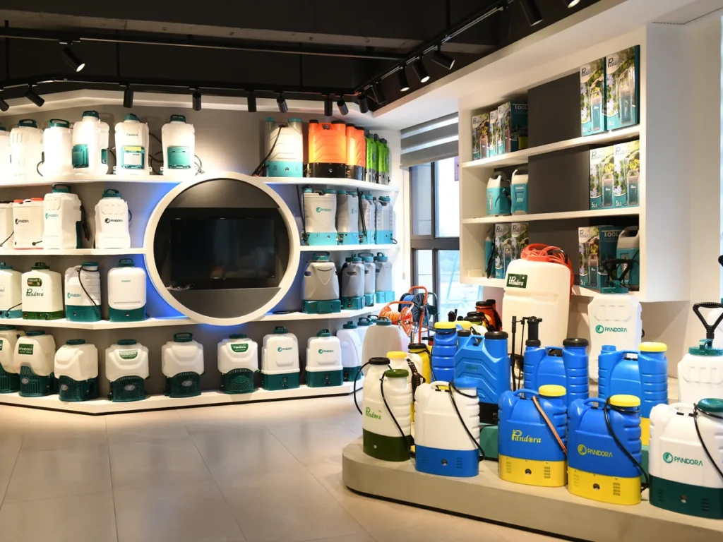 Sprayer Product Wall