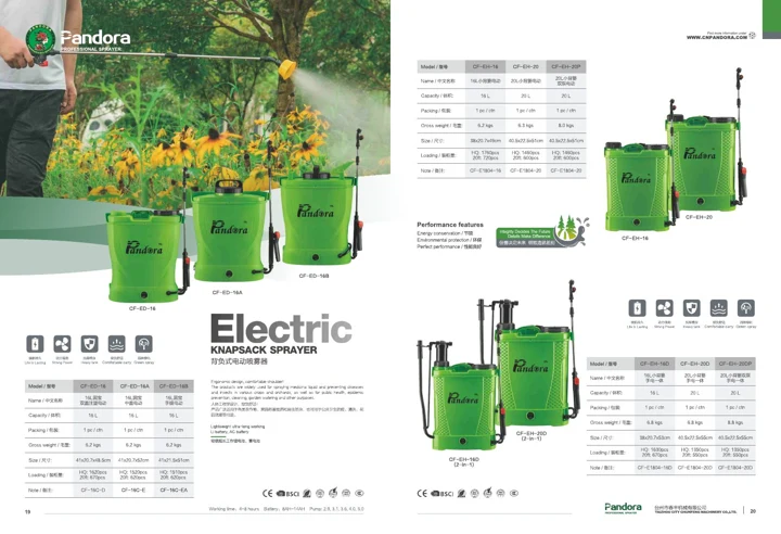 Battery Sprayers — Vol. 2 catalog cover